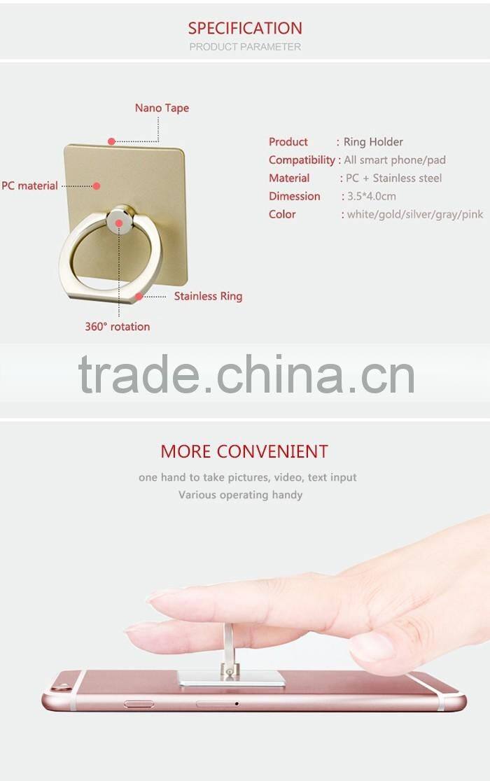 Elephant mobile phone holder ring holder for smartphone