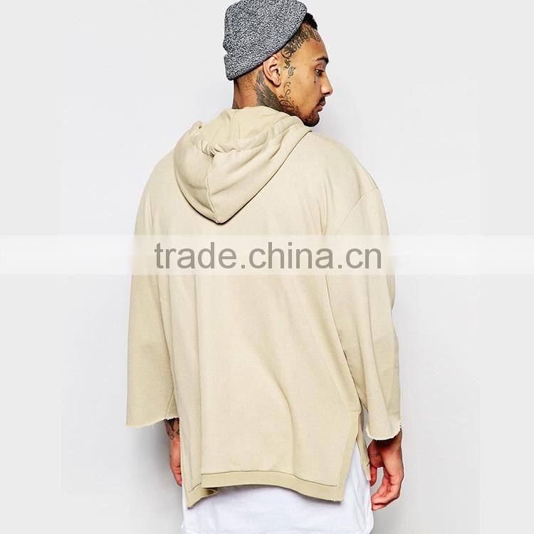 Daijun oem new design men with hood surplus 100% cotton off white plain hoodies