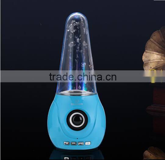2016 hot selling led water dance speaker with bluetooth sport TF card