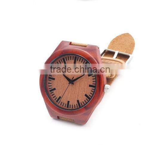 2016 Hot sale Custom design wooden watches wooden box bamboo wrist watches
