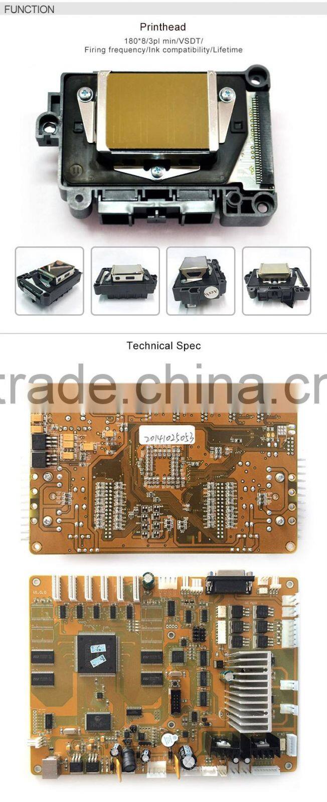 3.2m one dx7 head 4 color polyester uv ink print printer