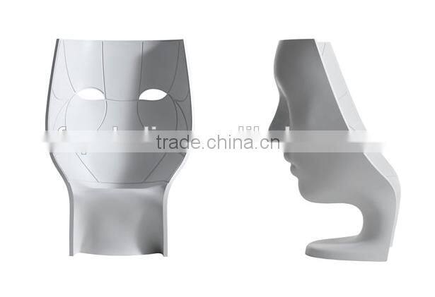 Outdoor White Fiberglass Deasign Nemo Chair