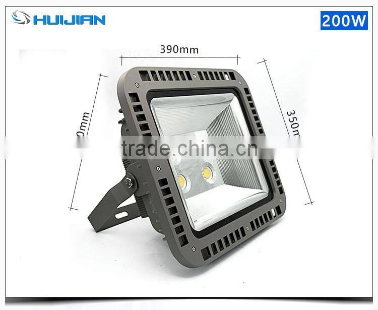4pcs COB chip Aluminum housing high quality 200watt flood outdoor lamp led flood light spotlight