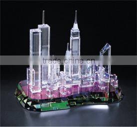 2016 Modern design crystal building model