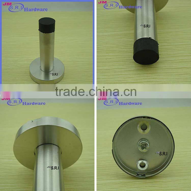 China trade assurance supplier stainless steel glass shower door stopper , wall mount door stop