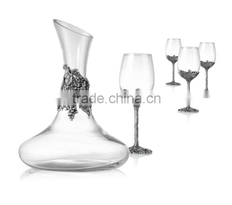 RORO Fruitful Autumn grape galvanization crystal glass big red wine glass