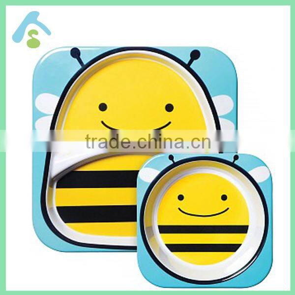 high fashion design melamine dinner set for kids