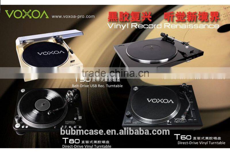 VOXOA T50 Full Auto USB gramophone phonograph vinly DJ turntable record player