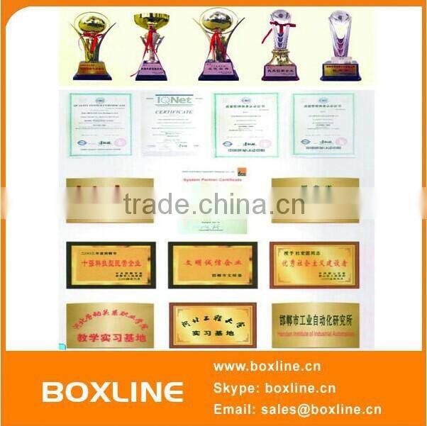 Automatic carton box bottle sleeve shrink wrap machine