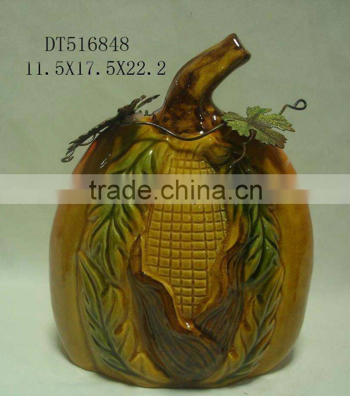 Ceramic Halloween Pumpkin