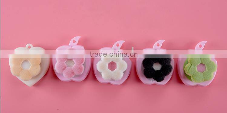 Colorful face washing brush handmade clean brush for women