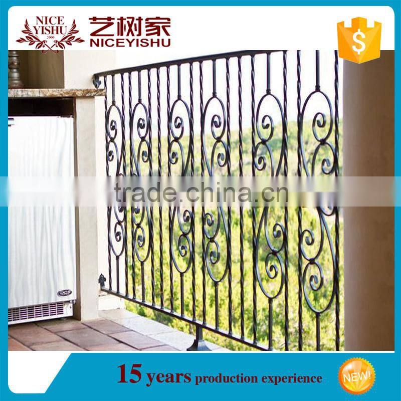 Chinese Factory Price Steel Material Outdoor Metal Railing on alibaba online shopping