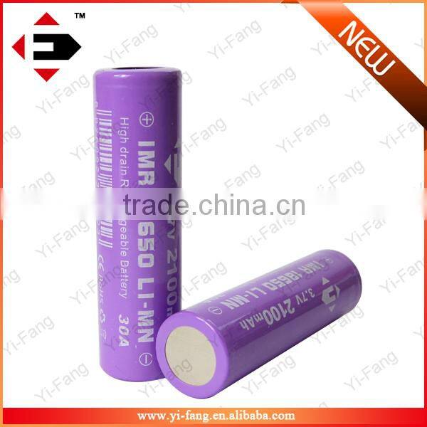 efan vaped batteries 18650 3.7v 2100mah 30A electronic cigarette big battery