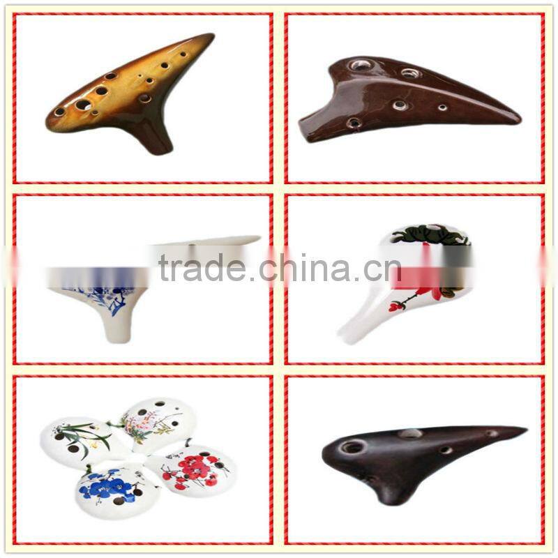 4 hole vintage Ceramic Ocarina flute for sale