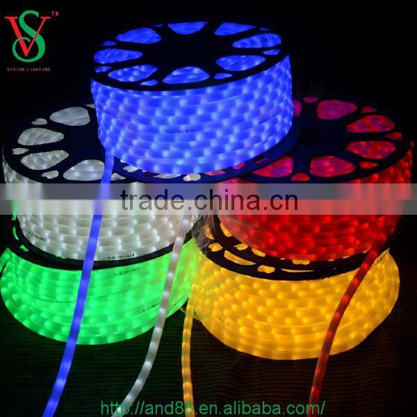 Thin led 220v led rope light for christmas decorations