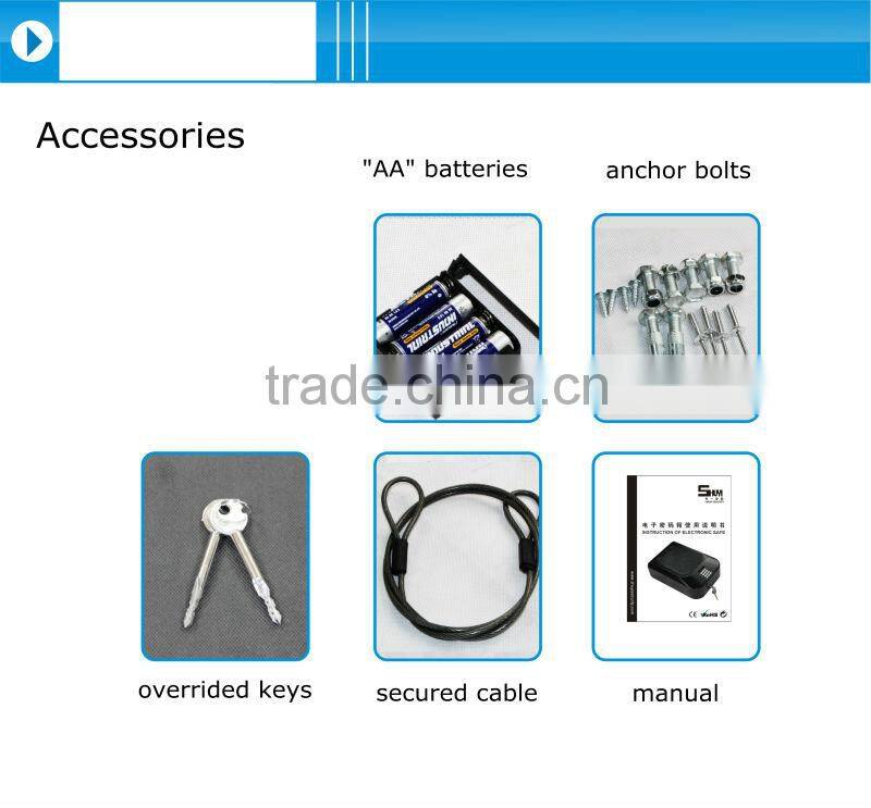 safety box for car/ pistal safe