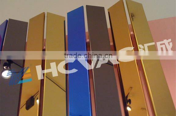 Vacuum Etched Stainless Steel Sheet colorful PVD Coating Machine