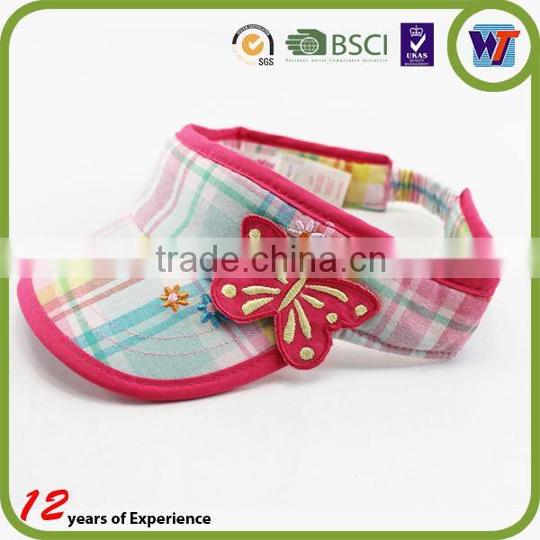 2015 Fashion PVC Sun Visor hats Character Factory cotton Sun Visor caps