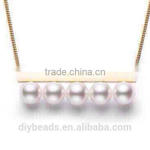 2015 new 8-9mm freshwater pearls and 925 sterling silver pendant