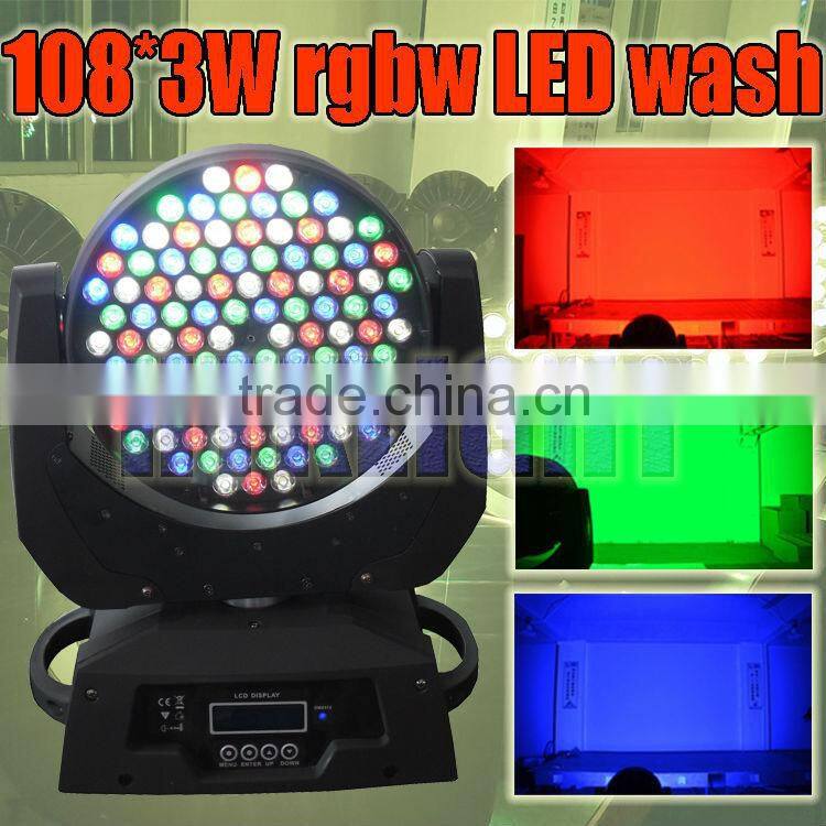 led moving head 108*3W RGBW
