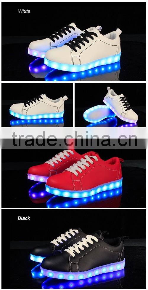 2016 The Latest Fashion Casual Shoe LED Light Up Shoe