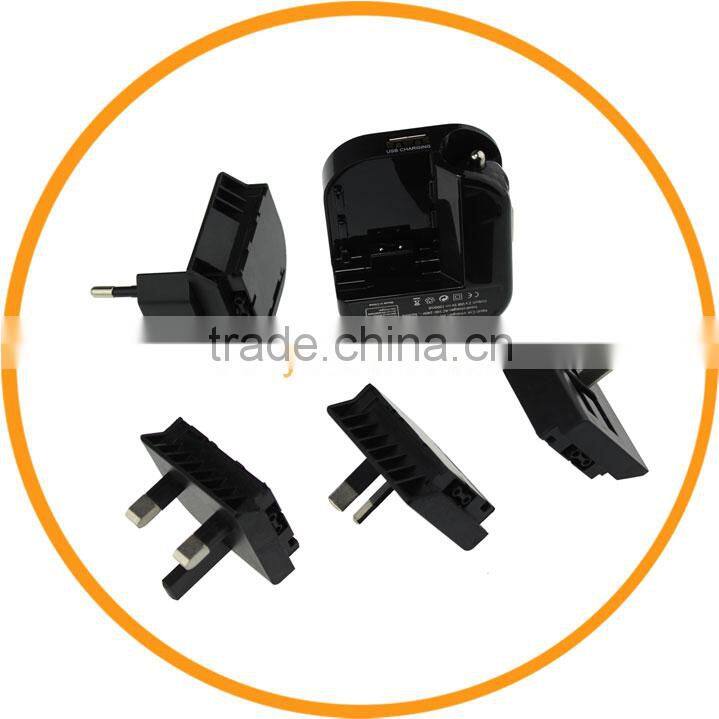 UK, EU, US, AU Plug Universal Travel Adapter with USB Charger Car Charger from Dailyetech