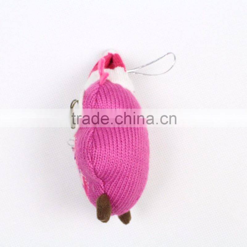 Directly from factory china cute stuffled littel toy owl knitted plush toys