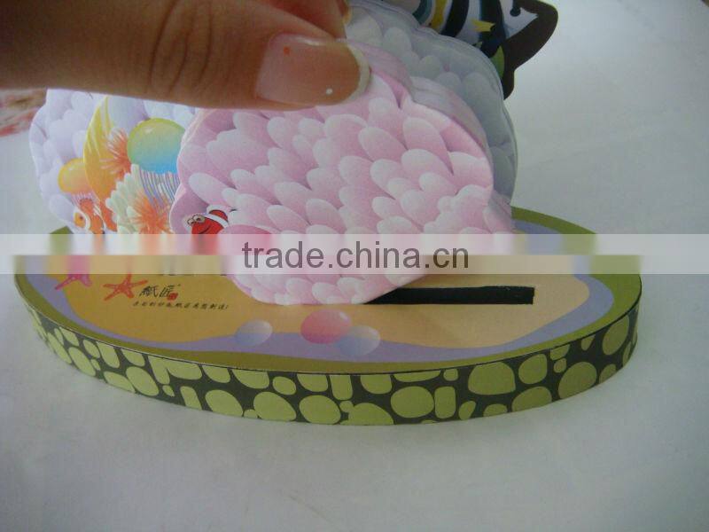 custom logo sticky note in different shapes