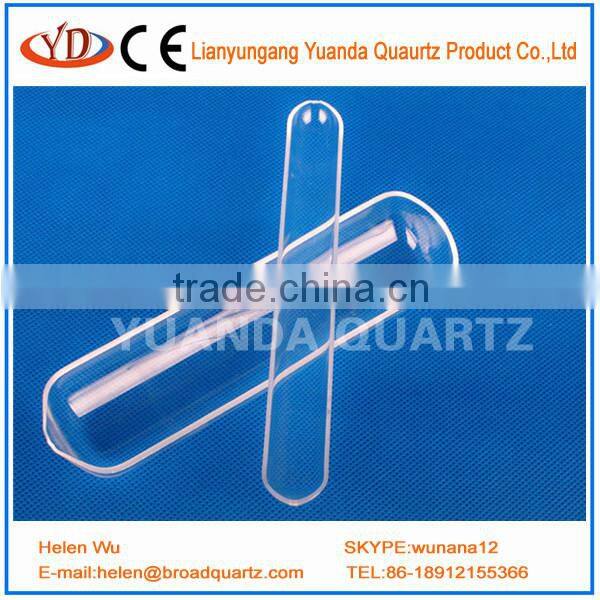 Transparent Quartz Boat For Silicon Wafer Fused Silica