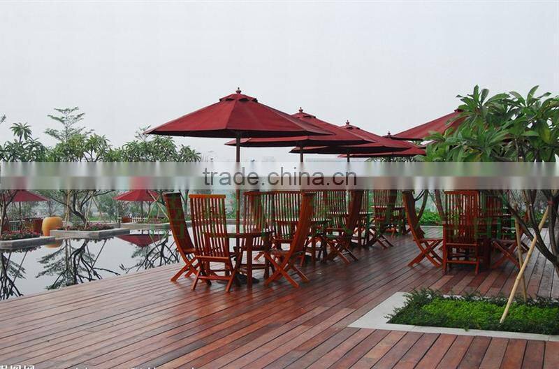 Double tip aluminum pole solar beach umbrella DH-3005