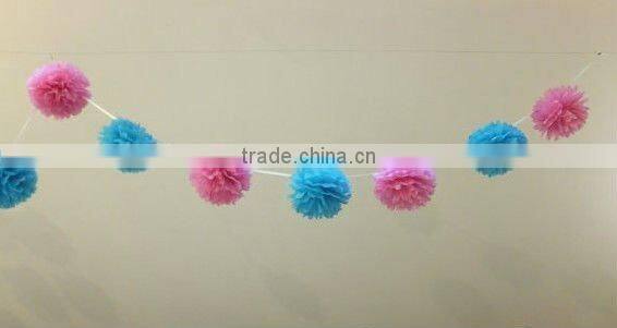 4" 6" 8" 10" 12"14" 16" 20" Tissue Paper Pompoms Pom Poms Balls Wedding Party Decor Purple tissue paper PomPom