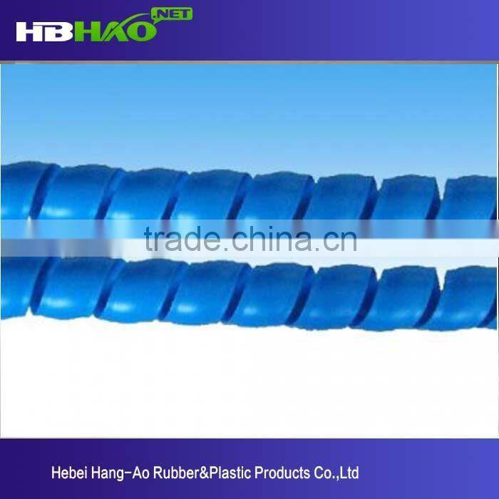 6mm Custom Plastic Clear Spiral Cable Wrap For Wires