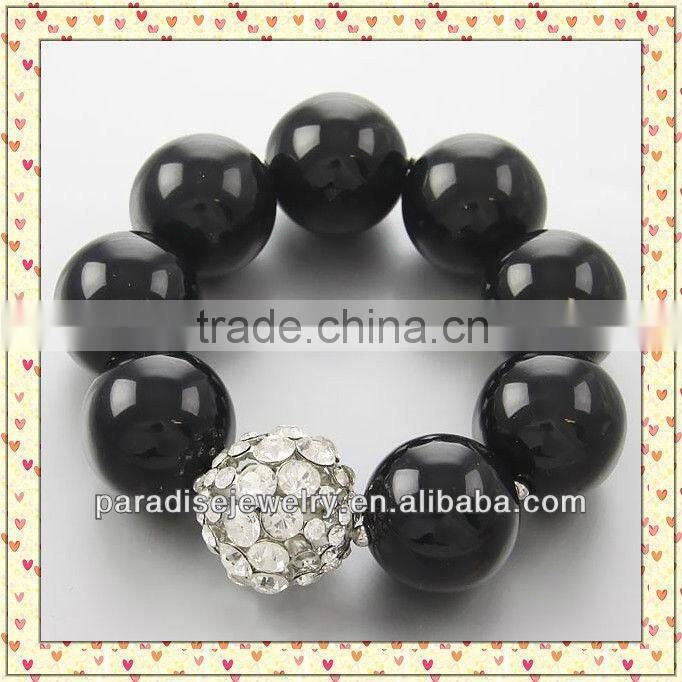 Vintage design white beaded Bracelet-B22036-7