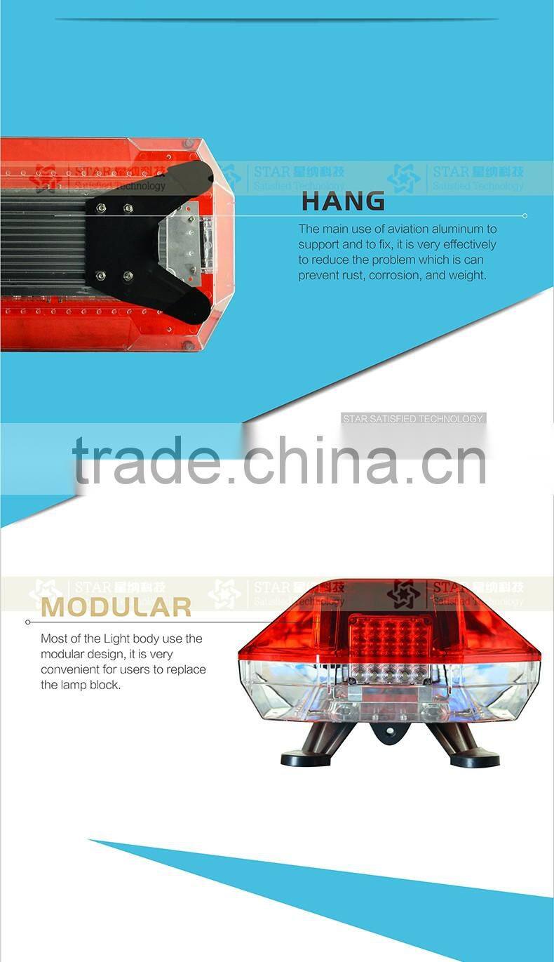 police led emergency strobe warning light bar red and blue light bar