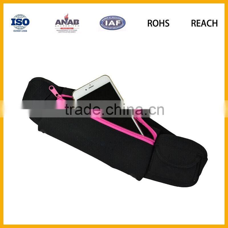 2016 Elegant Breathable Neoprene Running Belt Sport Men and Women waist bag for Sale