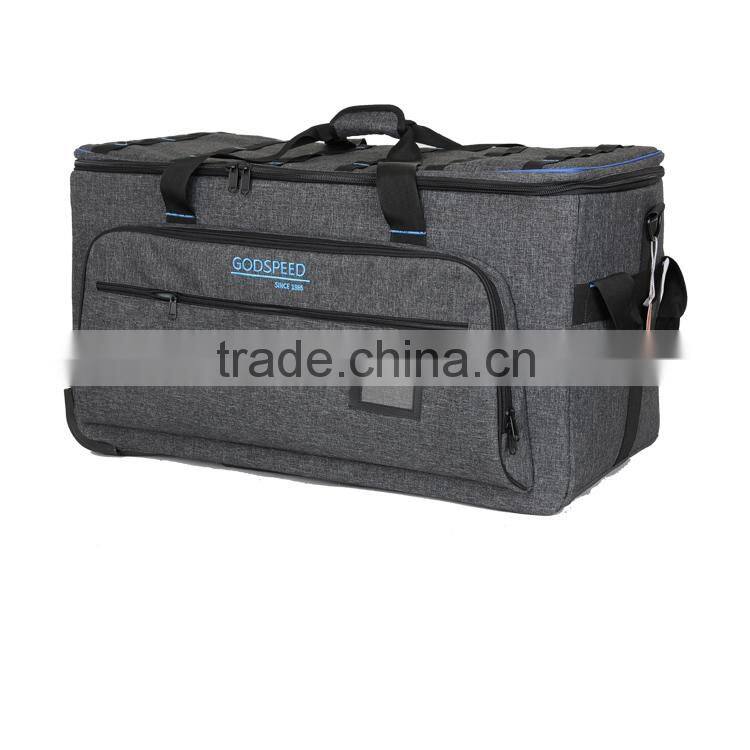 Large capacity impact lighting kits bag for studio led lighting kits case