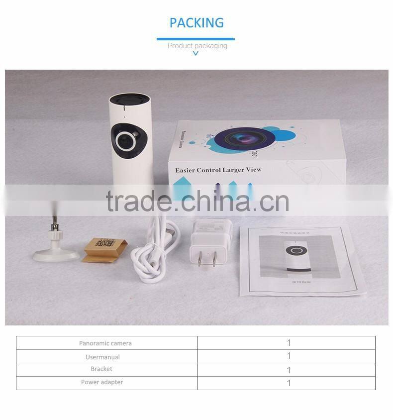 High quality 360 degree 3D 128G sd card wifi ip camera