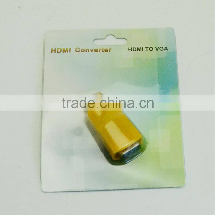 Micro HDMI TO VGA Converter Switcher With Audio For TV Box TV PS3