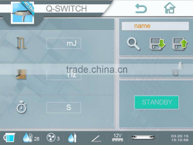 532/1064/1320nm q switched nd yag laser tattoo removal beauty salon equipment