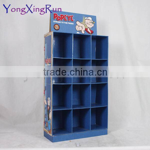 school bus shaped cardboard display