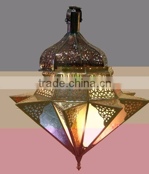 antique hanging hurricane lamp