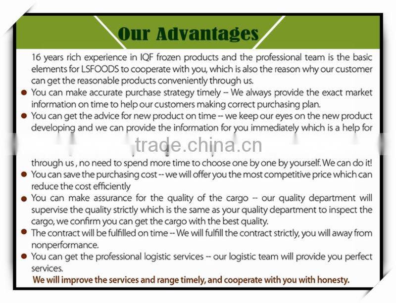 IQF Frozen sliced green onion spring onion