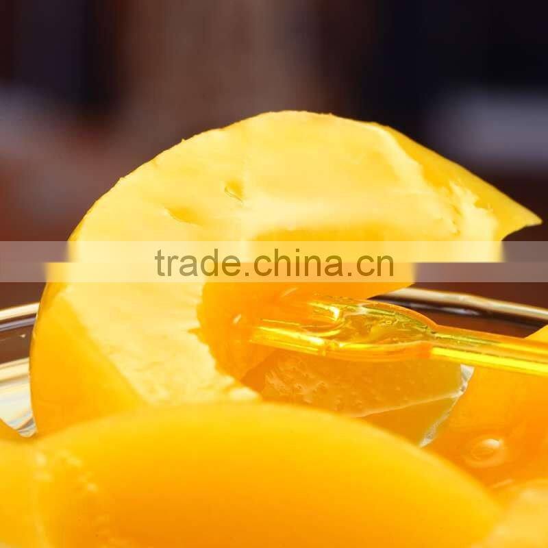 Flexible Packaging Canned Yellow Peach In Syrup