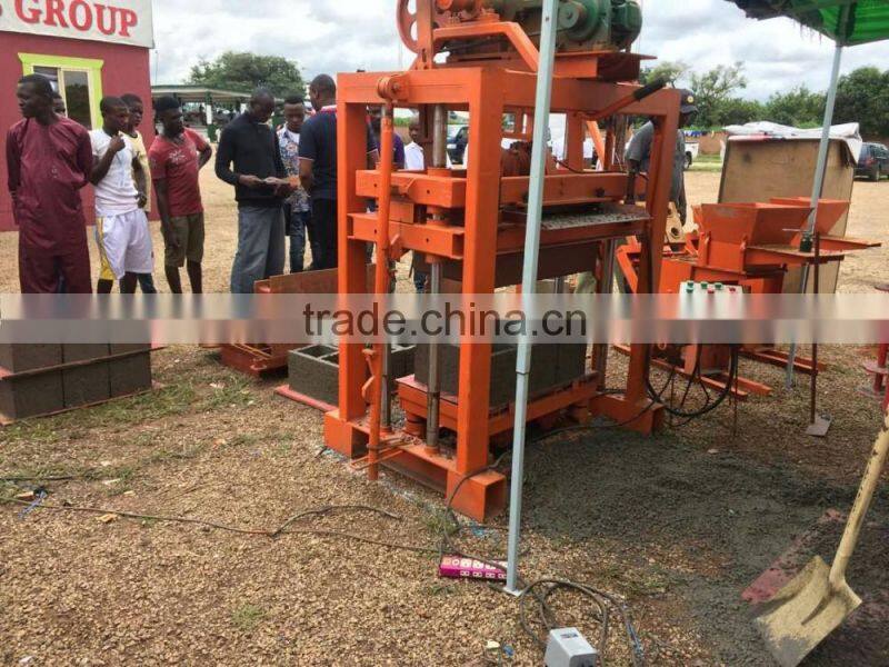 QT4-40 Cement brick forming machine(Diesel engin or electric motor)