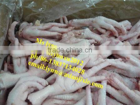 chicken feet processing machine line /chicken feet skin removing machines