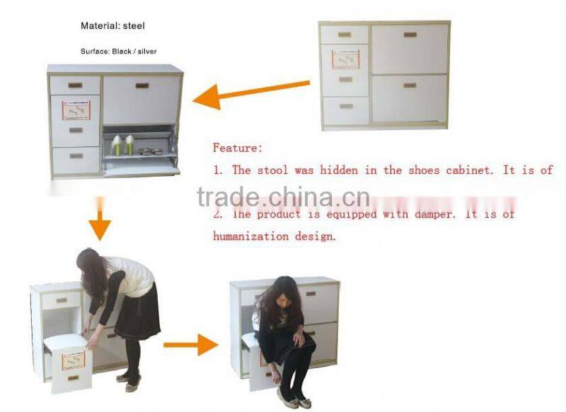 optional stop fittings for cabinet door