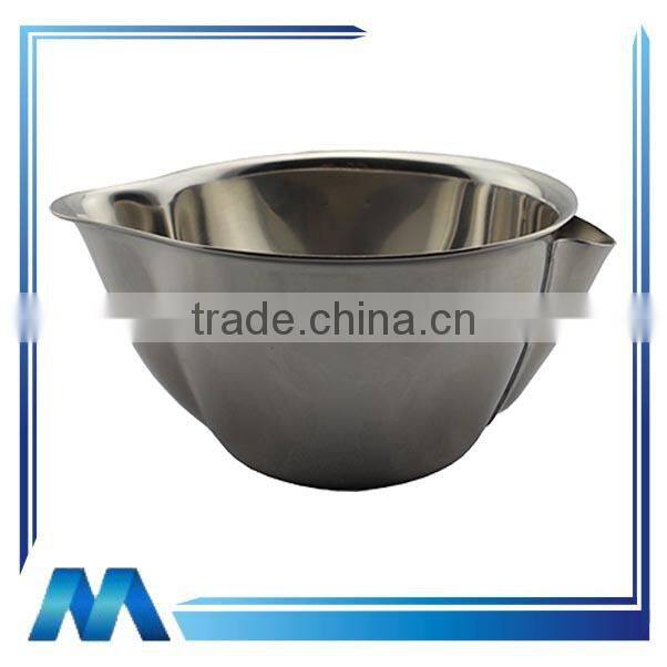 Mirror polish stainless steel dinnerware gravy boat