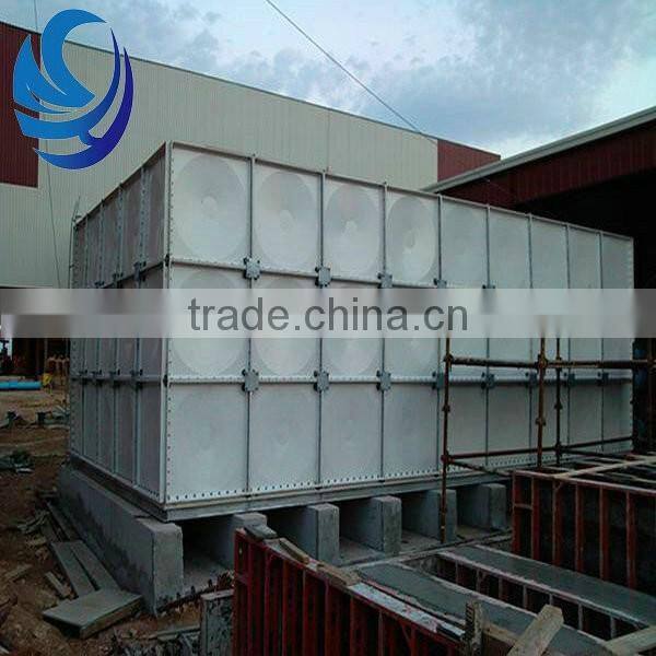 2016 top quality smc/grp/frp sectional panels water storage tank for fire fighting and water treatment