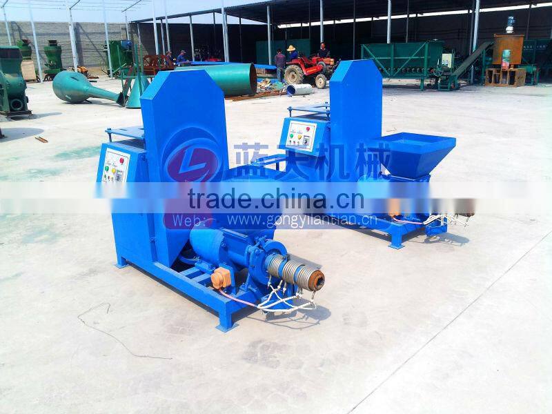 Enviromental protection with smokeless straw briquette machine