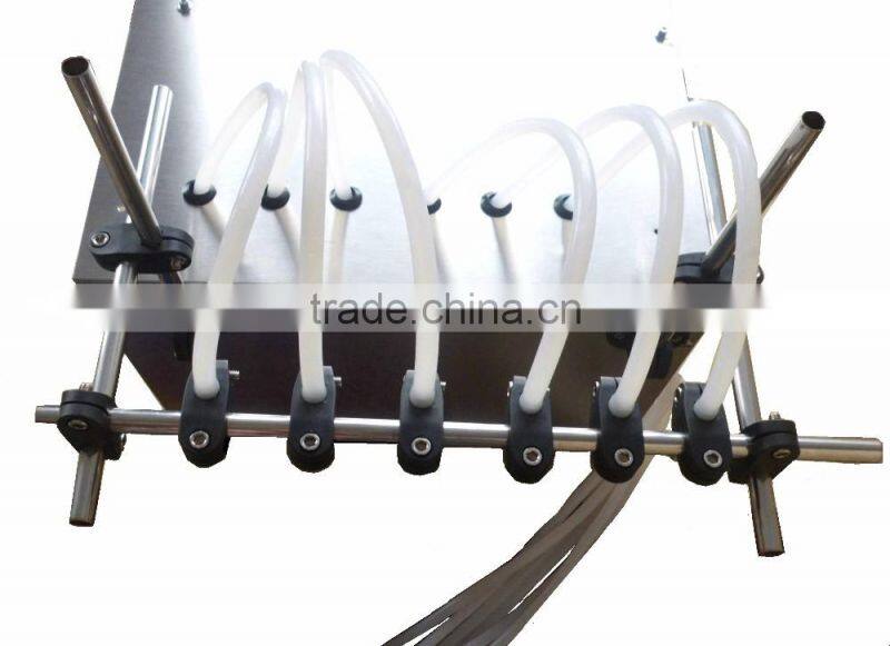 Electric High accuracy Small Dose 2ml 6 nozzles Coconut Oil Filling machine